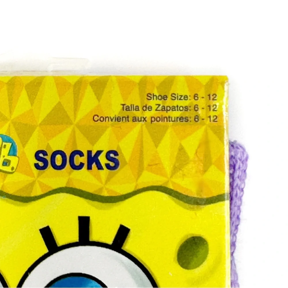 SpongeBob SquarePants Crew Socks Mens Womens Patrick Nickelodeon Y2K Fun Gift